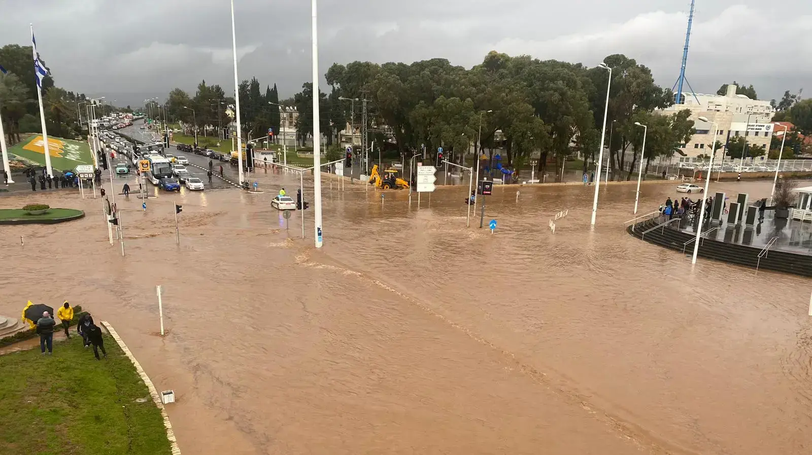 הצפות בנהריה, 8 בינואר 2020 הצפות בנהריה, 8 בינואר 2020