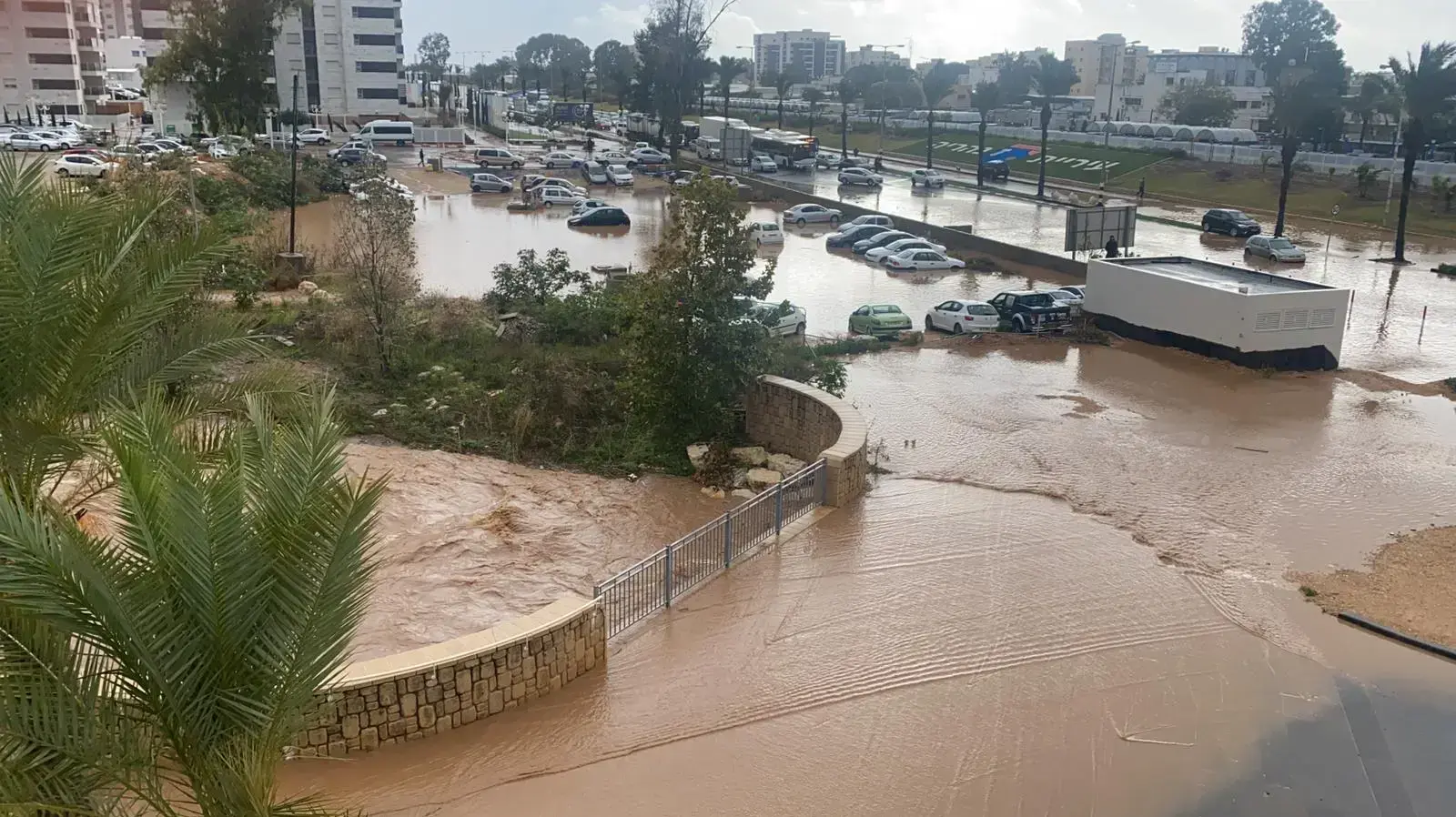 הצפות בנהריה, 8 בינואר 2020 הצפות בנהריה, 8 בינואר 2020