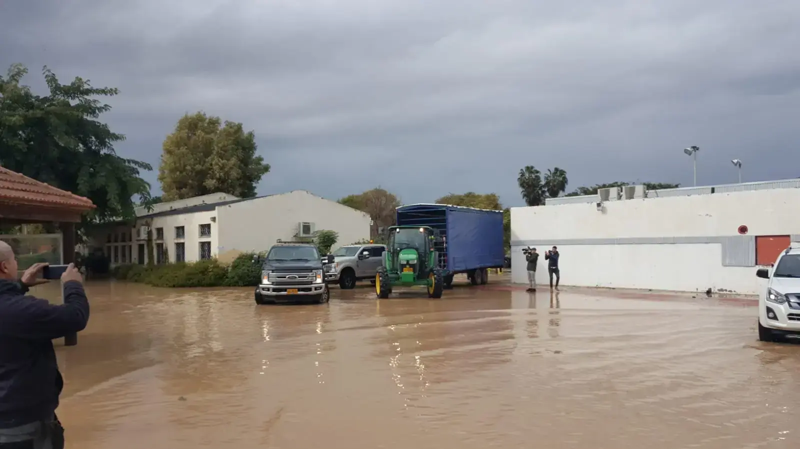 הצפות במועצה האזורית באר טוביה 9 בינואר 2020