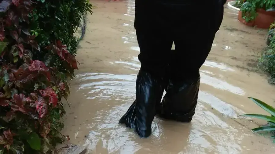 הצפות בבית משפחת דרוויש וייס מושב גבעתי, 9 בינואר 2020