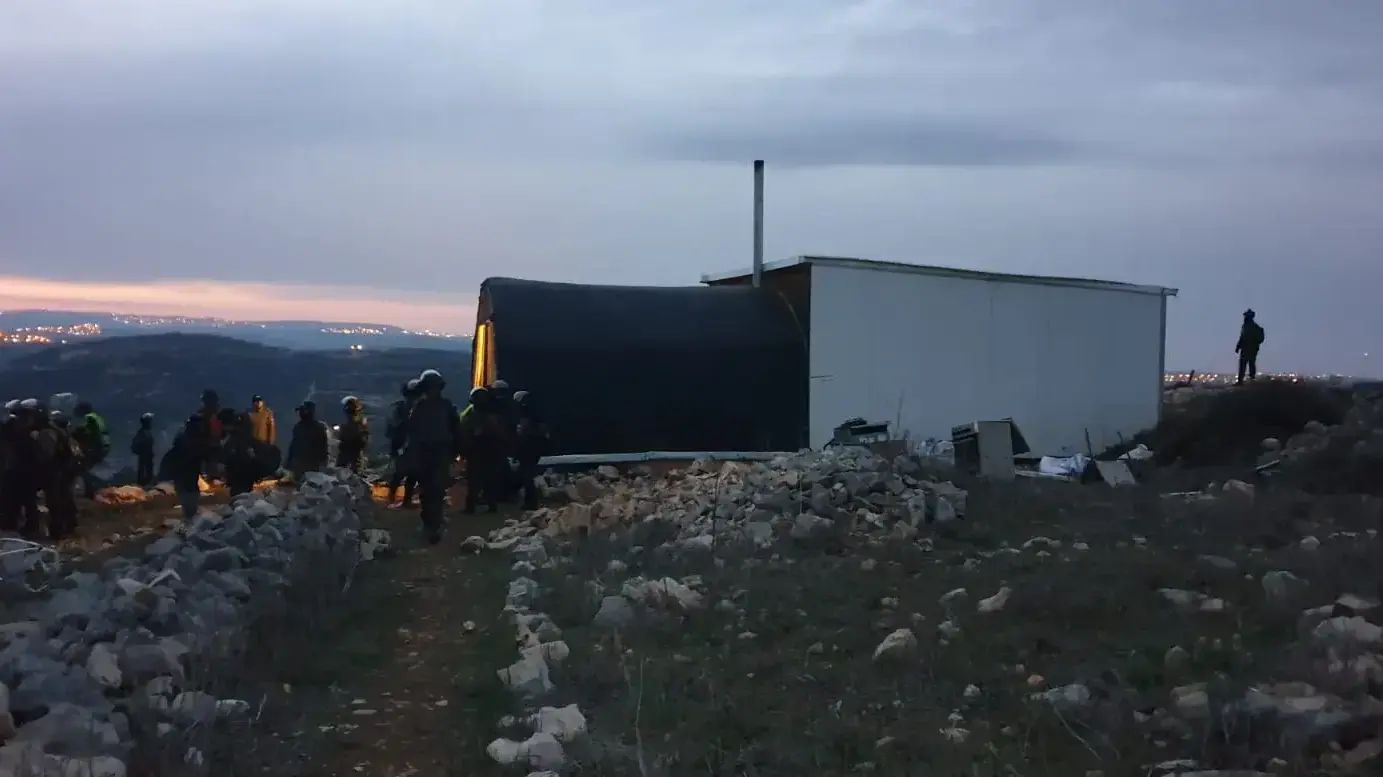 מג"ב בגבעת קומי אורי, 15 ינואר 2020