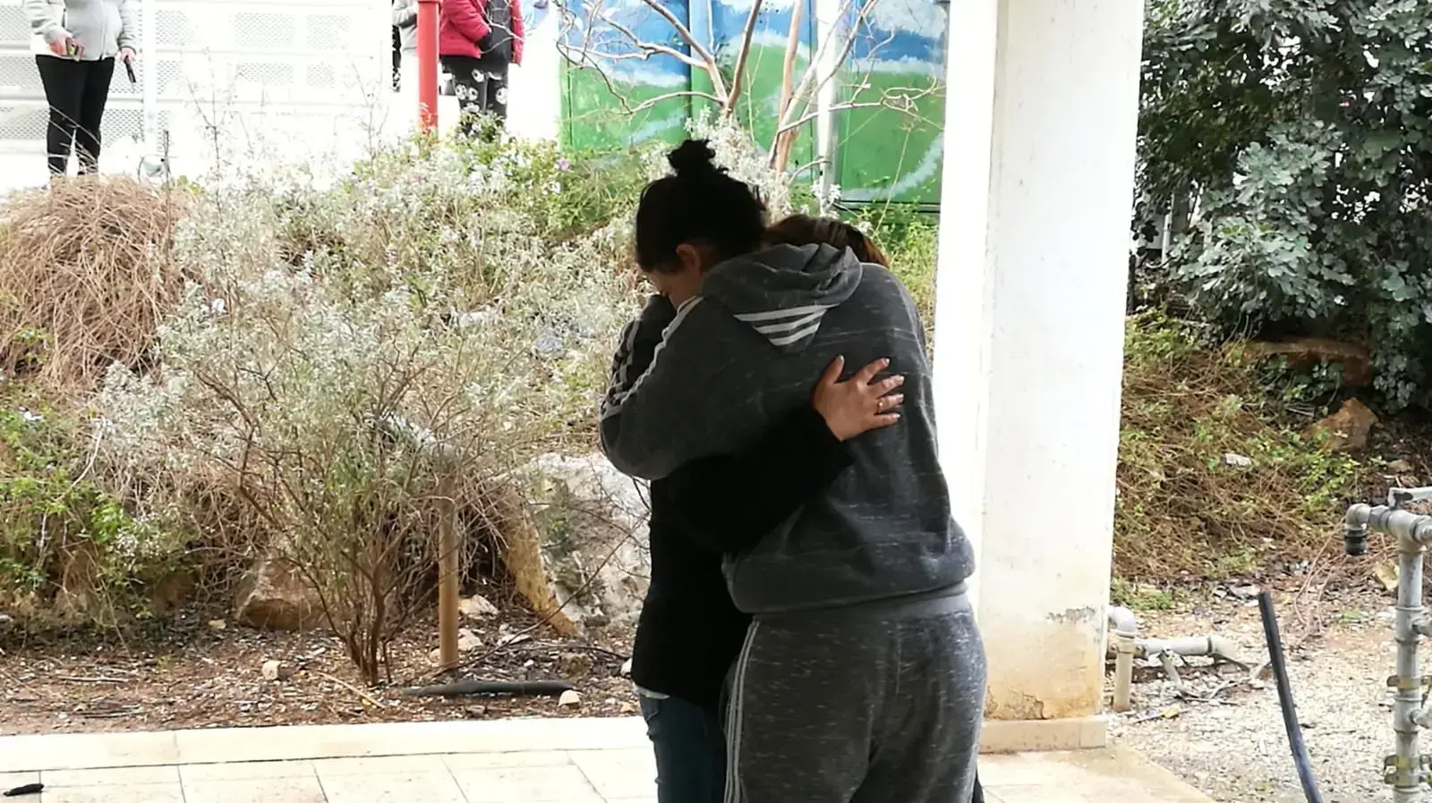 קרובות משפחתה של הנרצחת בכרמיאל, 15 בינואר 2020 קרובות משפחתה של הנרצחת בכרמיאל, 15 בינואר 2020