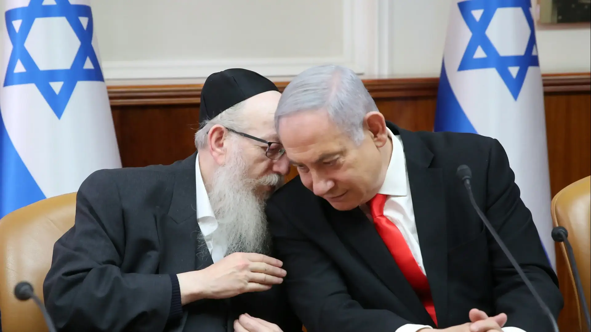 ראש הממשלה בנימין נתניהו ויעקב ליצמן בישיבת ממשלה, 19 בינואר 2020 ראש הממשלה בנימין נתניהו ויעקב ליצמן בישיבת ממשלה, 19 בינואר 2020