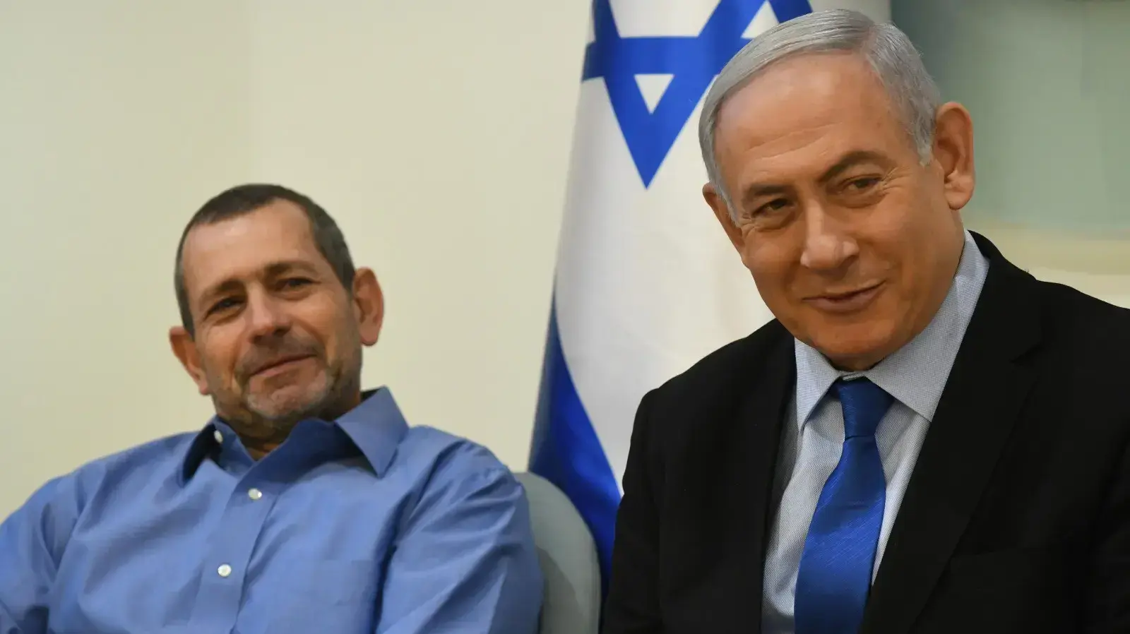 ראש הממשלה בנימין נתניהו וראש השב"כ נדב ארגמן בטקס פרסי ראש הממשלה למבצעים פורצי דרך של השב"כ 20 בינואר 2020