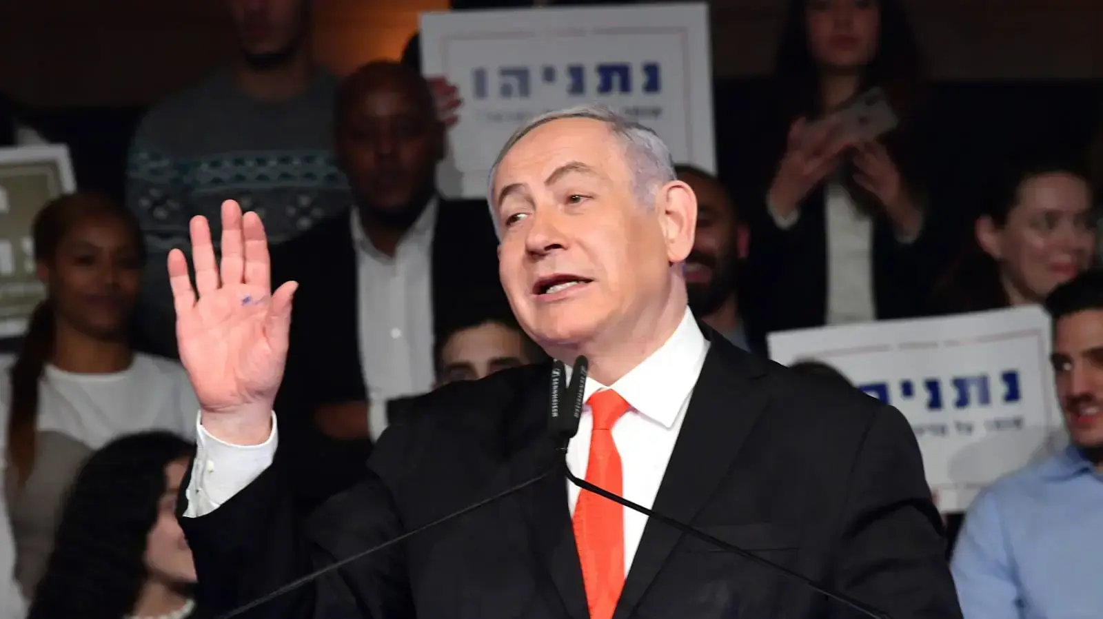 ראש הממשלה, בנימין נתניהו במהלך אירוע פתיחת קמפיין הליכוד לקראת בחירות 2020, בנייני האומה, ירושלים 21 בינואר 2020 ראש הממשלה, בנימין נתניהו במהלך אירוע פתיחת קמפיין הליכוד לקראת בחירות 2020, בנייני האומה, ירושלים 21 בינואר 2020
