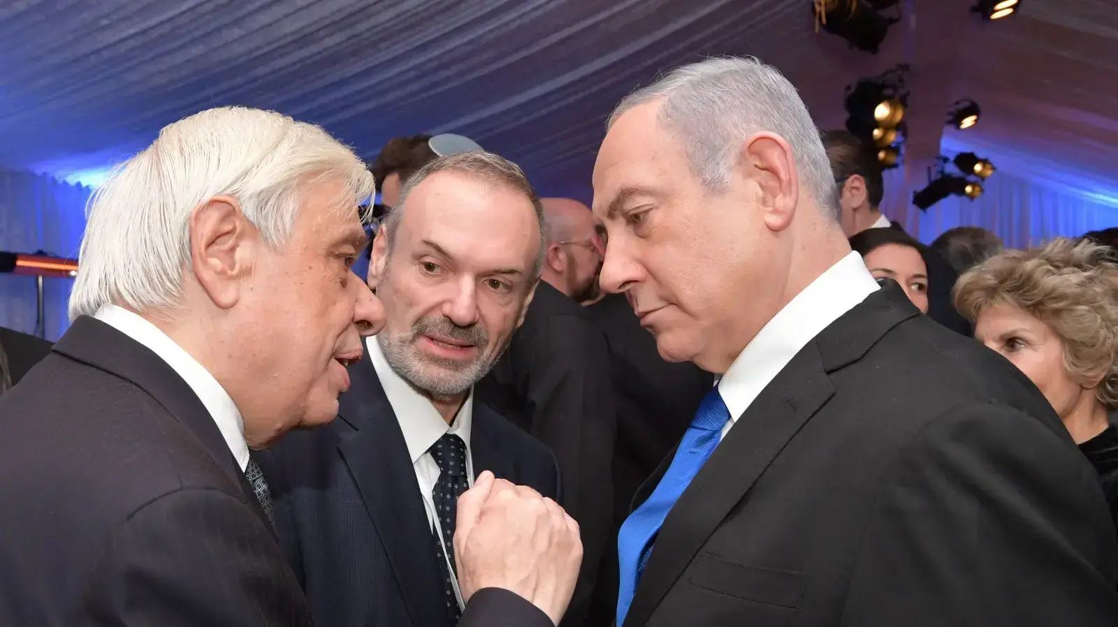 ארוחת ערב למנהיגים ולראשי המשלחות המגיעים לאירועי פורום השואה העולמי, בהשתתפות: רה"מ והנשיא, בית הנשיא, ירושלים, 22 בינואר 2020 ארוחת ערב למנהיגים ולראשי המשלחות המגיעים לאירועי פורום השואה העולמי, בהשתתפות: רה"מ והנשיא, בית הנשיא, ירושלים, 22 בינואר 2020