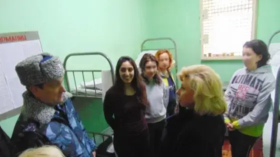 נציבת זכויות האדם של רוסיה ביקרה את נעמה יששכר בכלא, 23 בינואר 2020 נציבת זכויות האדם של רוסיה ביקרה את נעמה יששכר בכלא, 23 בינואר 2020