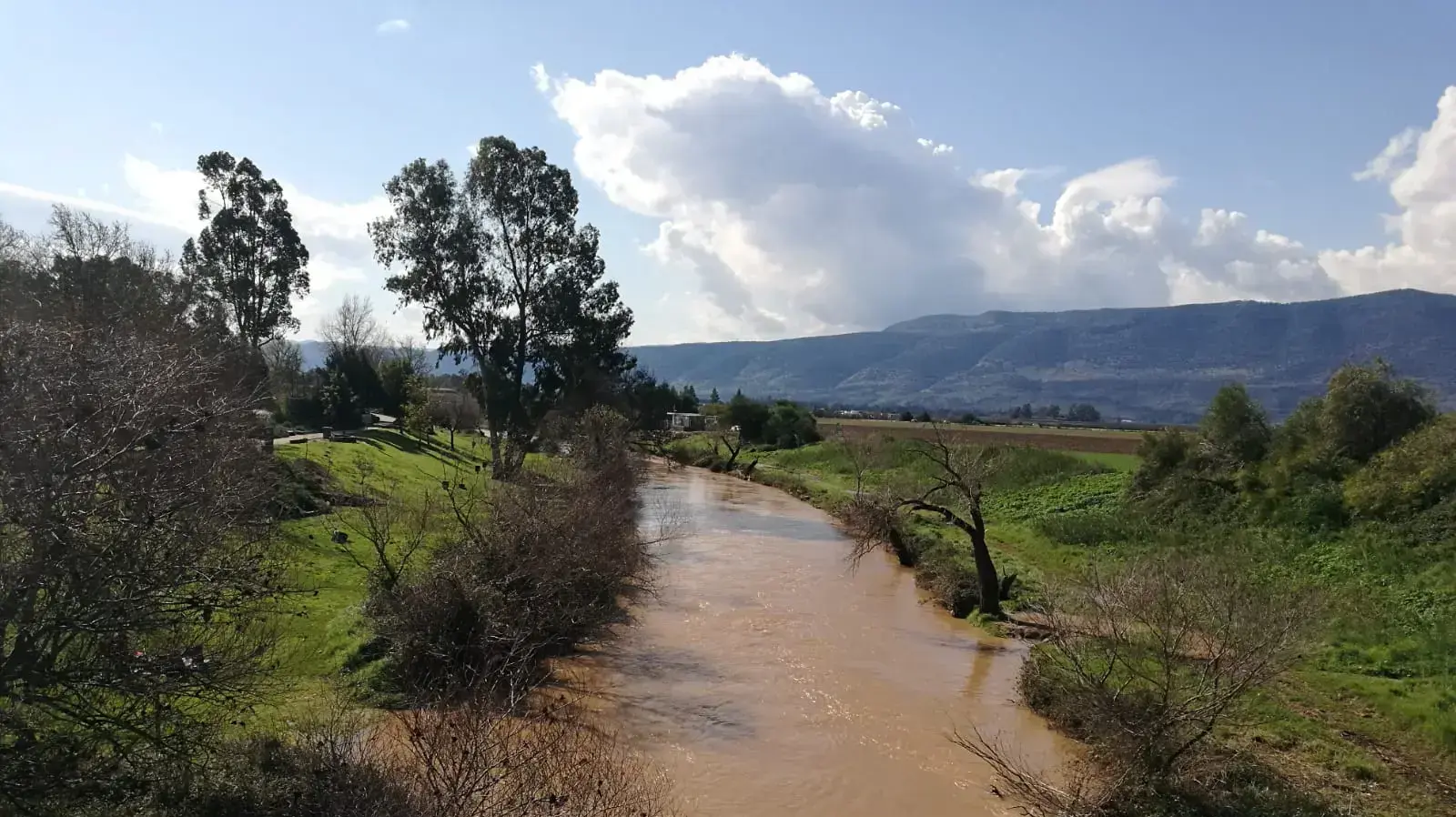 נהר הירדן באזור הגליל העליון, 24 בינואר 2020 נהר הירדן באזור הגליל העליון, 24 בינואר 2020