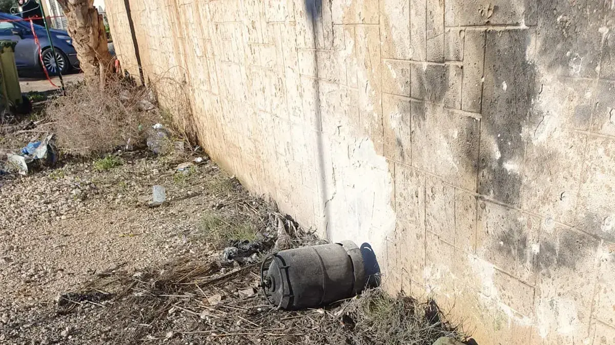 בלון הגז שהתפוץ במושב שלווה סמוך לקריית גת 26 בינואר 2020 בלון הגז שהתפוץ במושב שלווה סמוך לקריית גת 26 בינואר 2020