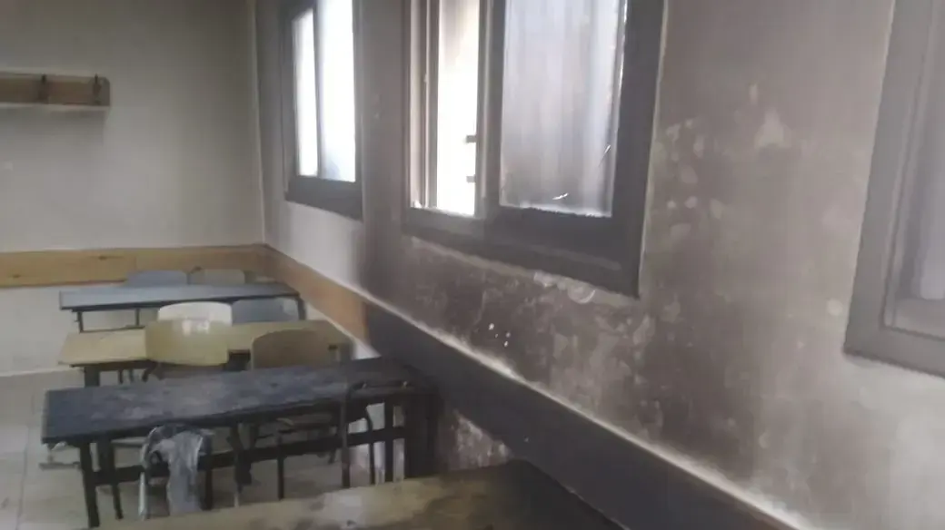 הצתת כיתה וריסוס כתובות נאצה בבית ספר בכפר עינאבוס,28 בינואר 2020 הצתת כיתה וריסוס כתובות נאצה בבית ספר בכפר עינאבוס,28 בינואר 2020