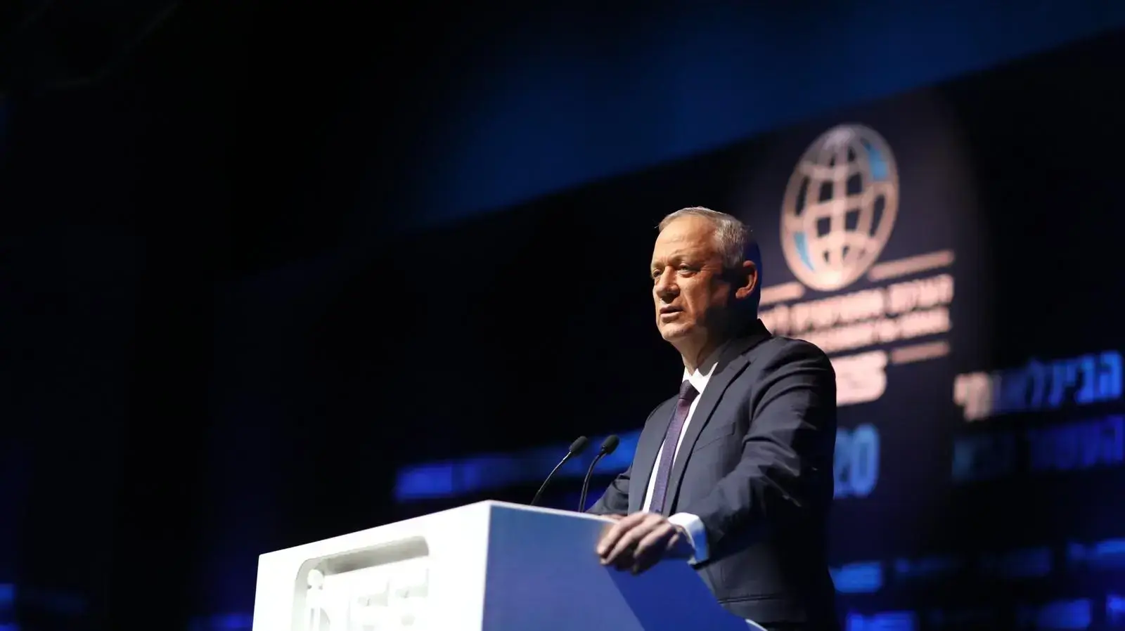 יו"ר כחול לבן, בני גנץ בכנס INSS בתל אביב יו"ר כחול לבן, בני גנץ בכנס INSS בתל אביב