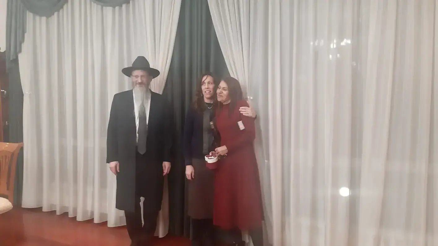 יפה יששכר עם הרב הראשי של רוסיה ברל לזר 29 בינואר 2020
יפה יששכר עם הרב הראשי של רוסיה ברל לזר 29 בינואר 2020