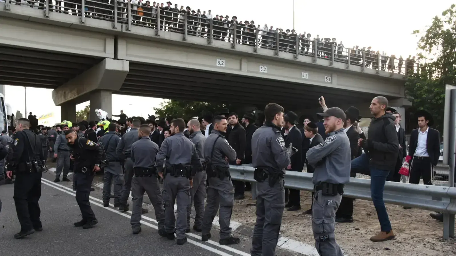 הפגנת חרדים בכביש 4
3 בפברואר 2020 הפגנת חרדים בכביש 4
3 בפברואר 2020