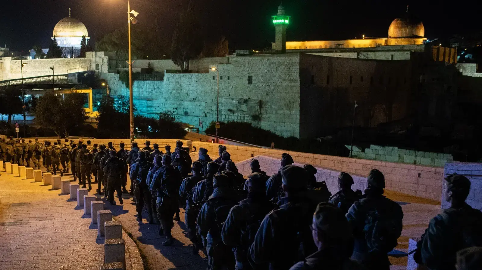טירוני חטיבת "גולני" במסע ההשבעה של טירוני החטיבה הבוקר, לפני פיגוע הדריסה בירושלים, 6 בפברואר 2020 טירוני חטיבת "גולני" במסע ההשבעה של טירוני החטיבה הבוקר, לפני פיגוע הדריסה בירושלים, 6 בפברואר 2020