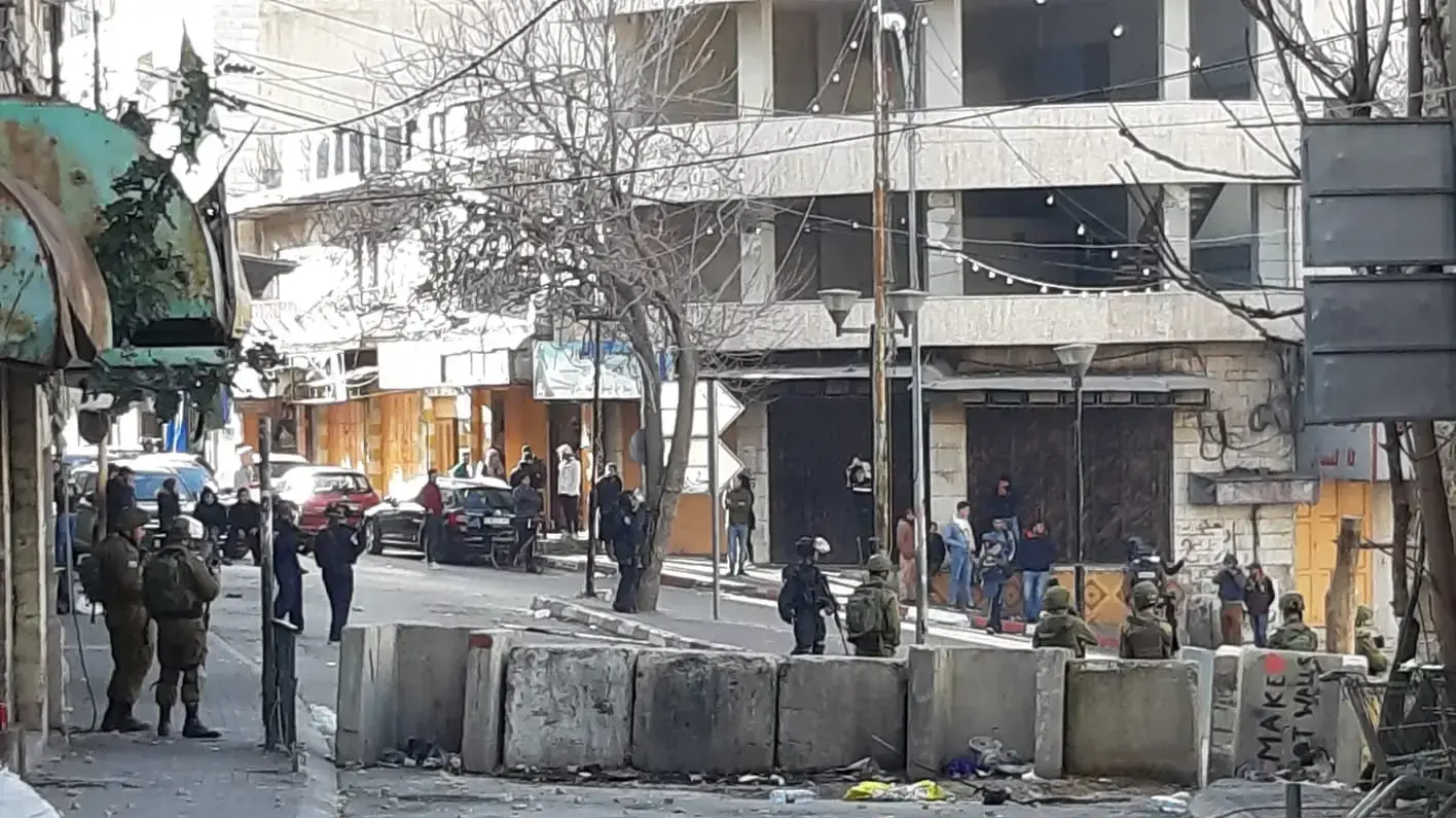 כוחות צה"ל פרוסים ברחבי חברון 6 בפברואר 2020 כוחות צה"ל פרוסים ברחבי חברון 6 בפברואר 2020