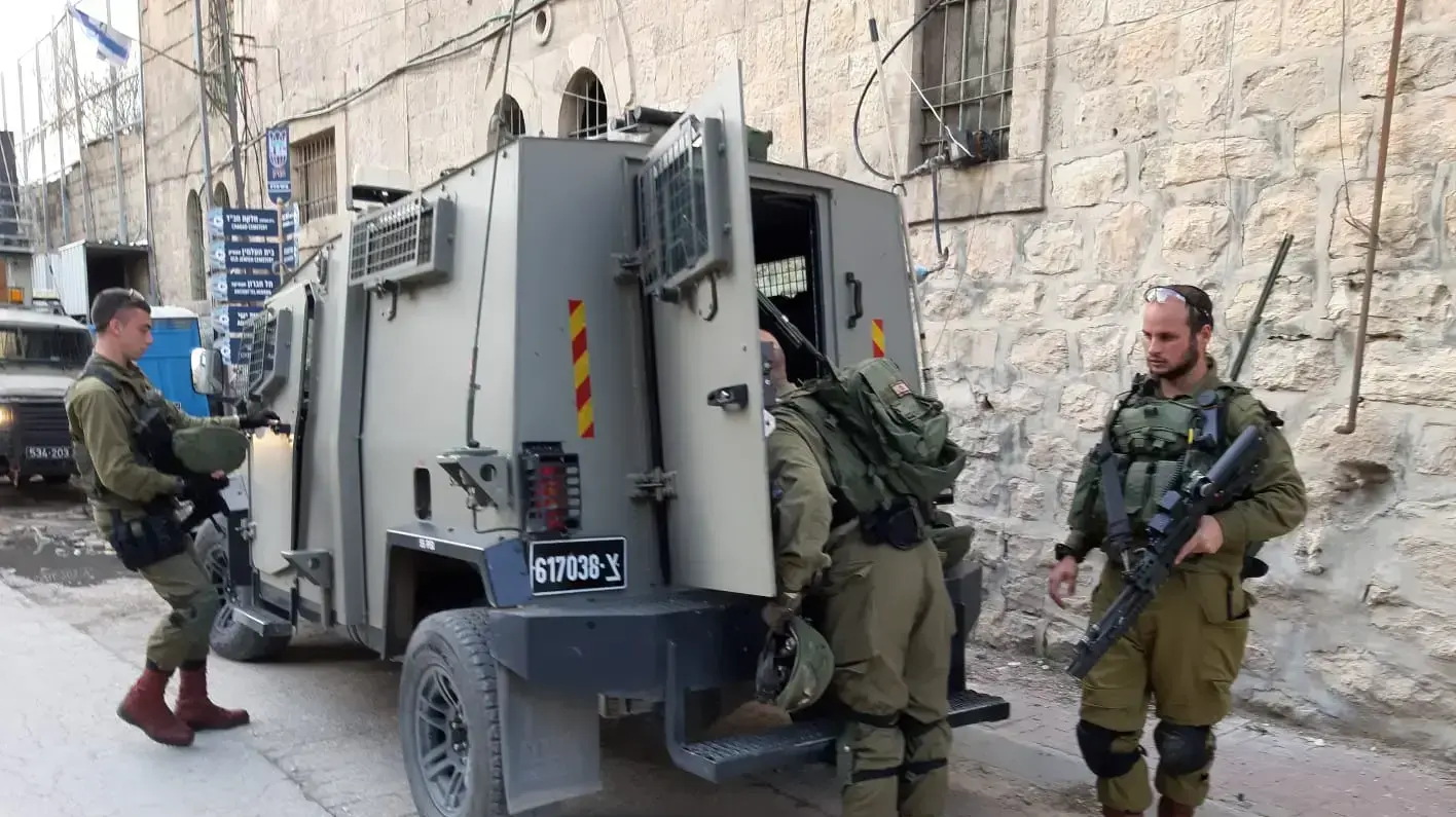 כוחות צה"ל פרוסים ברחבי חברון 6 בפברואר 2020 