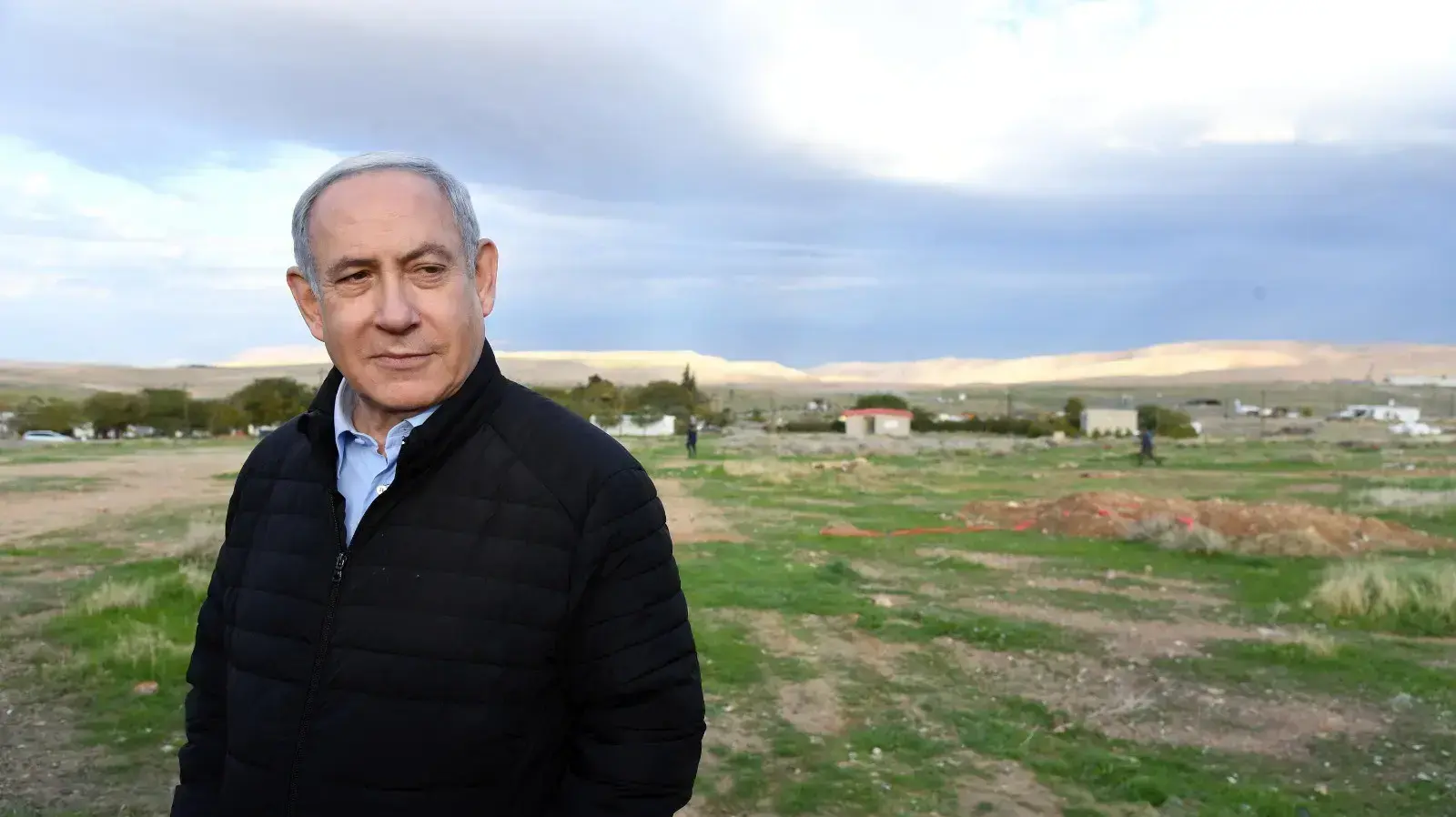 ראש הממשלה בנימין נתניהו בטקס נטיעות לרגל חג ט״ו בשבט, ביישוב ״מבואות יריחו״ שבבקעת הירדן 10 בפברואר 2020