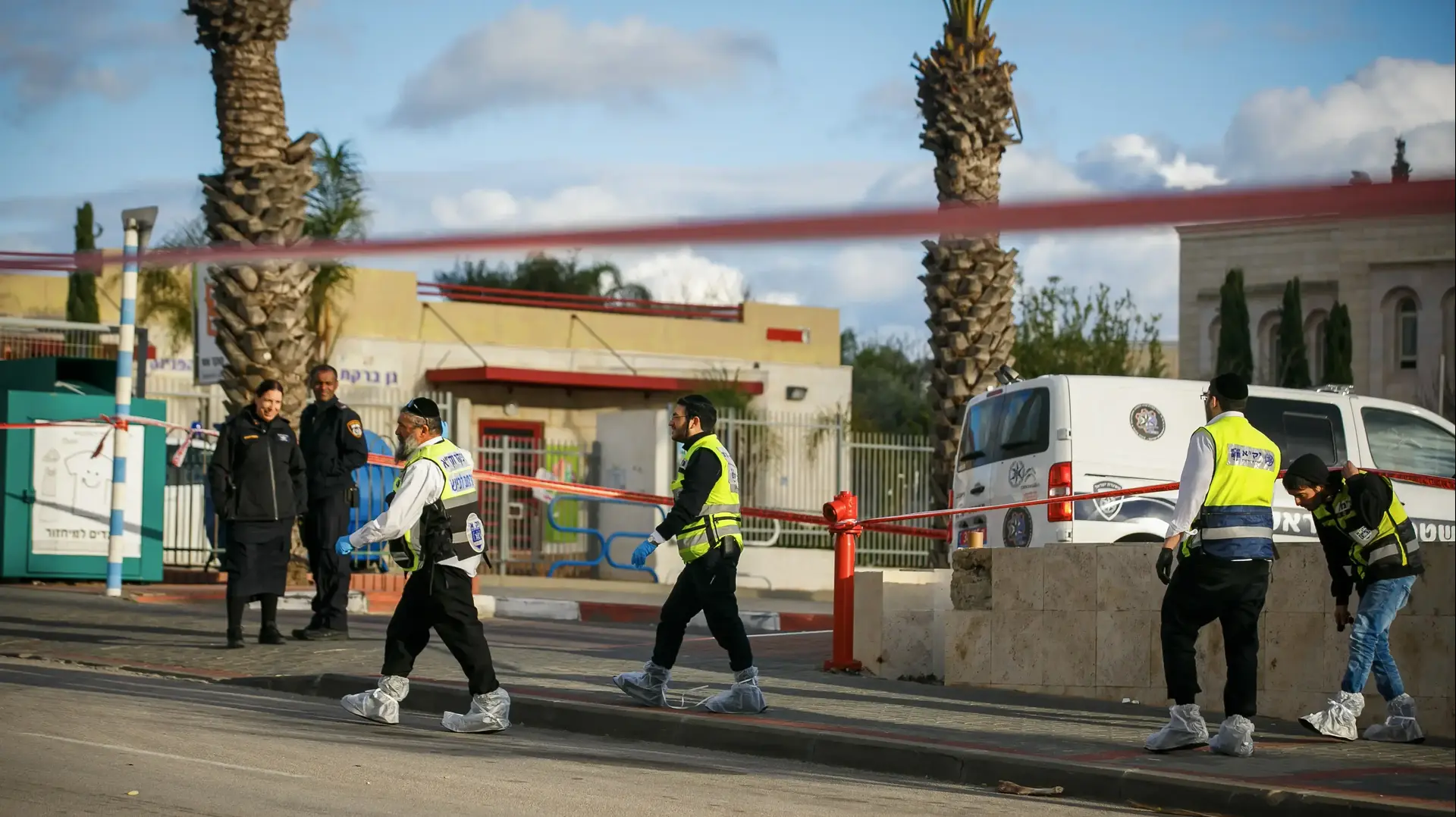 זירת הרצח באשדוד 10 בפברואר 2020