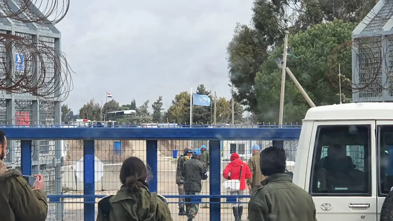 מעבר קונייטרה בו בוצע העברת הגופה של הפליט הסורי שנסחף לחופים סמוך לנמל אשדוד. 13 בפברואר 2020. מעבר קונייטרה בו בוצע העברת הגופה של הפליט הסורי שנסחף לחופים סמוך לנמל אשדוד. 13 בפברואר 2020.