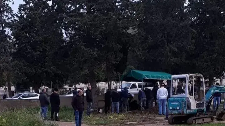 הלווית המחבל שאדי בנא, בית עלמין המוסלמי בחיפה 13 בפברואר 2020 הלווית המחבל שאדי בנא, בית עלמין המוסלמי בחיפה 13 בפברואר 2020