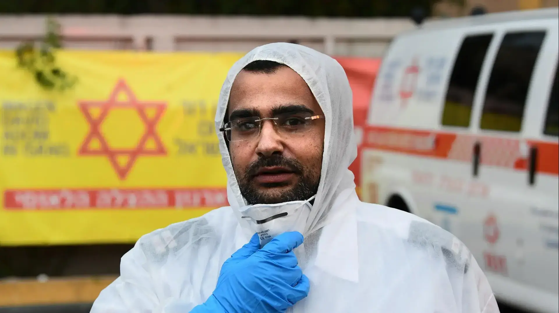 רמי מאושר, איש צוות מד"א שיפנה את חולי הקורונה מנתב"ג, 19 בפברואר 2020