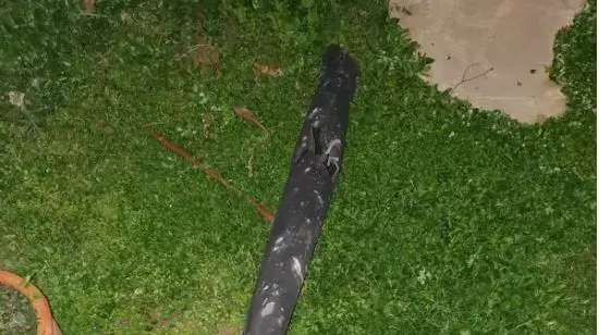 שריד קסאם לאחר יירוט בחצר בית, בקיבוץ בעוטף עזה 23 בפברואר 2020 שריד קסאם לאחר יירוט בחצר בית, בקיבוץ בעוטף עזה 23 בפברואר 2020