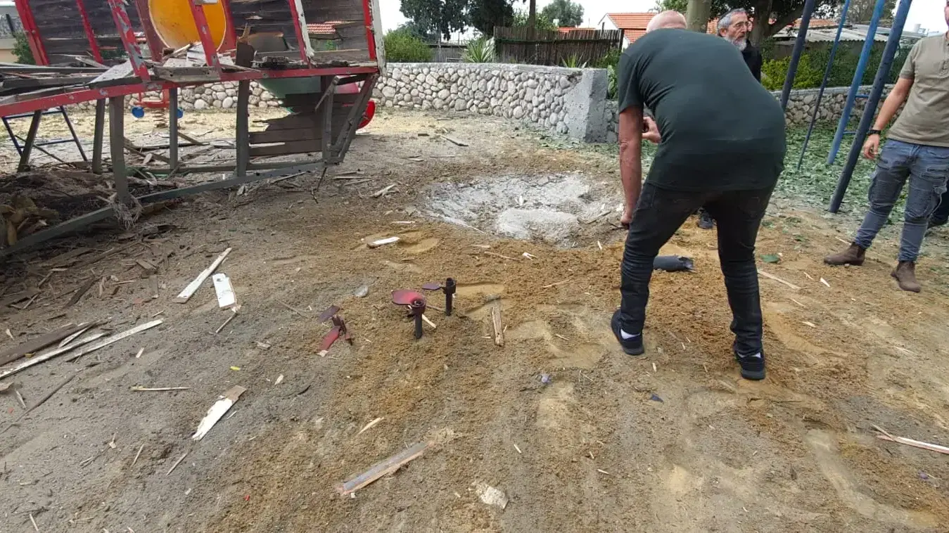 גן הילדים שניזוק במהלך הירי הרקטי מעזה לישראל 24 בפברואר 2020 גן הילדים שניזוק במהלך הירי הרקטי מעזה לישראל 24 בפברואר 2020