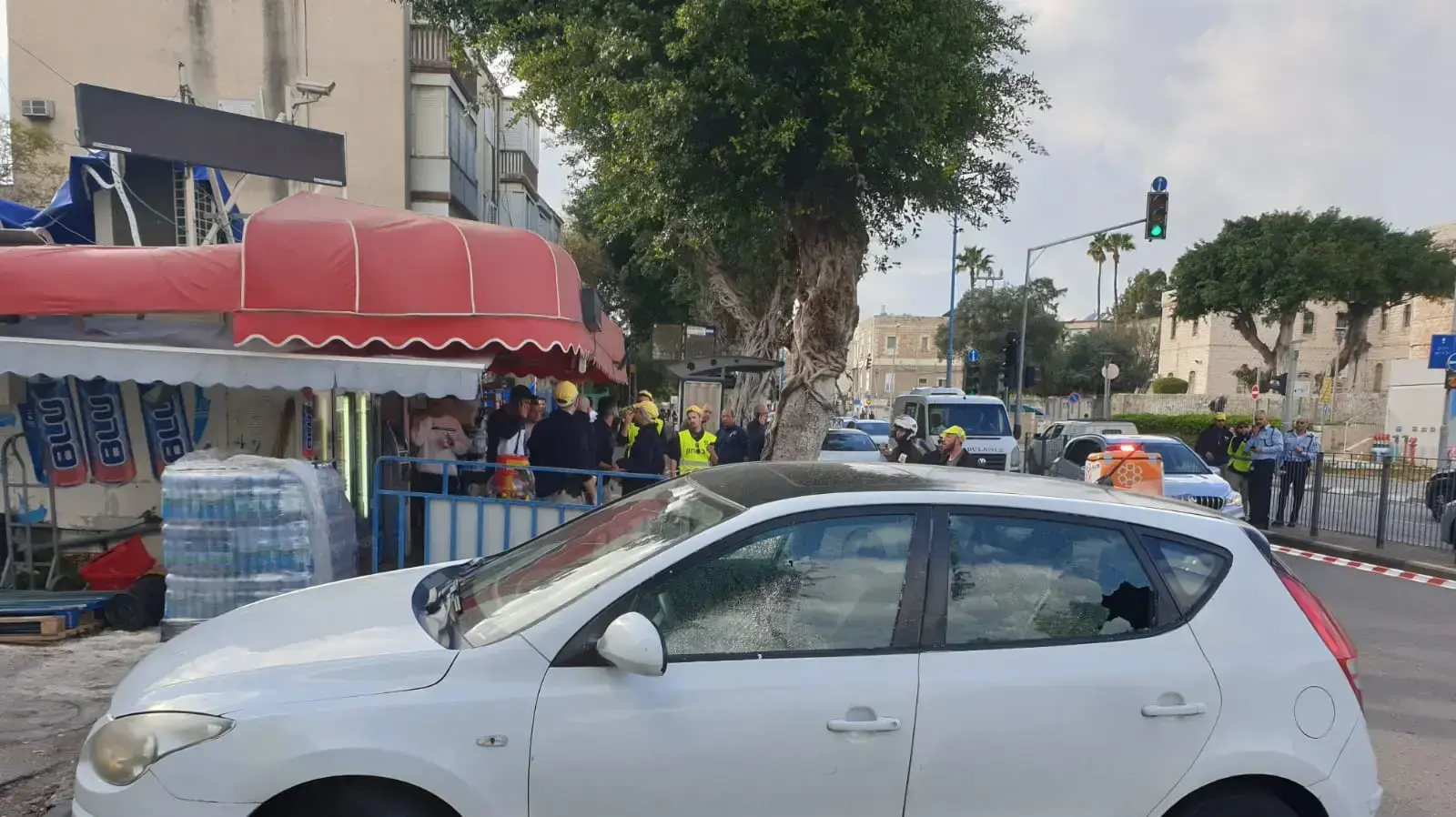 זירת ירי בבת גלים שבחיפה, 27 בפברואר 2020 זירת ירי בבת גלים שבחיפה, 27 בפברואר 2020