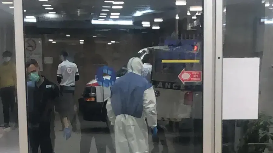 היערכות לנגיף הקורונה בבית החולים כרמל בחיפה. 28 בפברואר 2020 היערכות לנגיף הקורונה בבית החולים כרמל בחיפה. 28 בפברואר 2020
