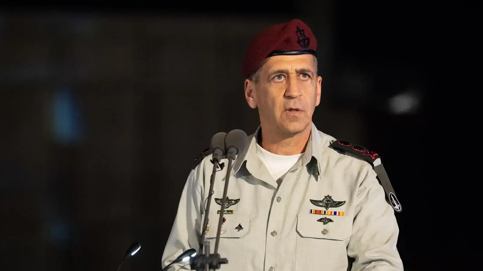 הרמטכ"ל אביב כוכבי, בטקס סיום קורס חובלים בבסיס חיל הים בחיפה 4 במרץ 2020