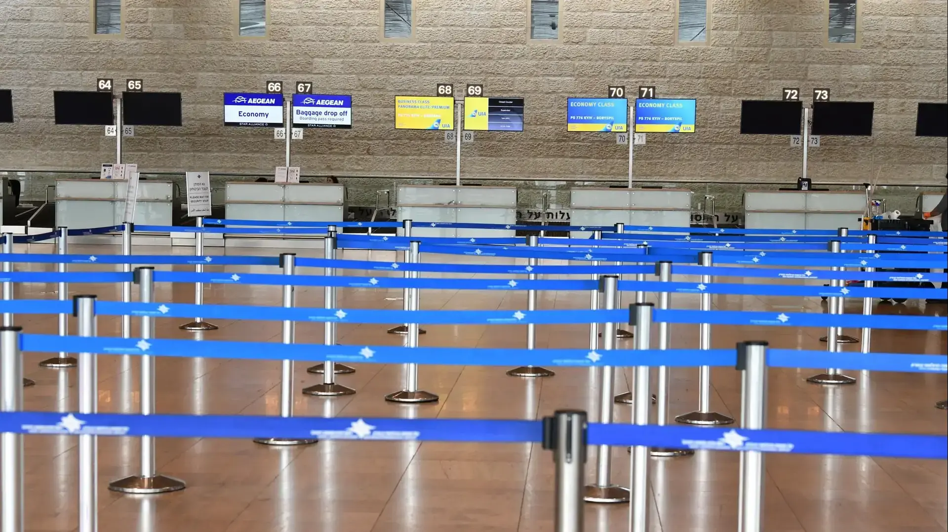 נמל תעופה בן גוריון תחת חשש מקורונה, 5 במרץ 2020 נמל תעופה בן גוריון תחת חשש מקורונה, 5 במרץ 2020
