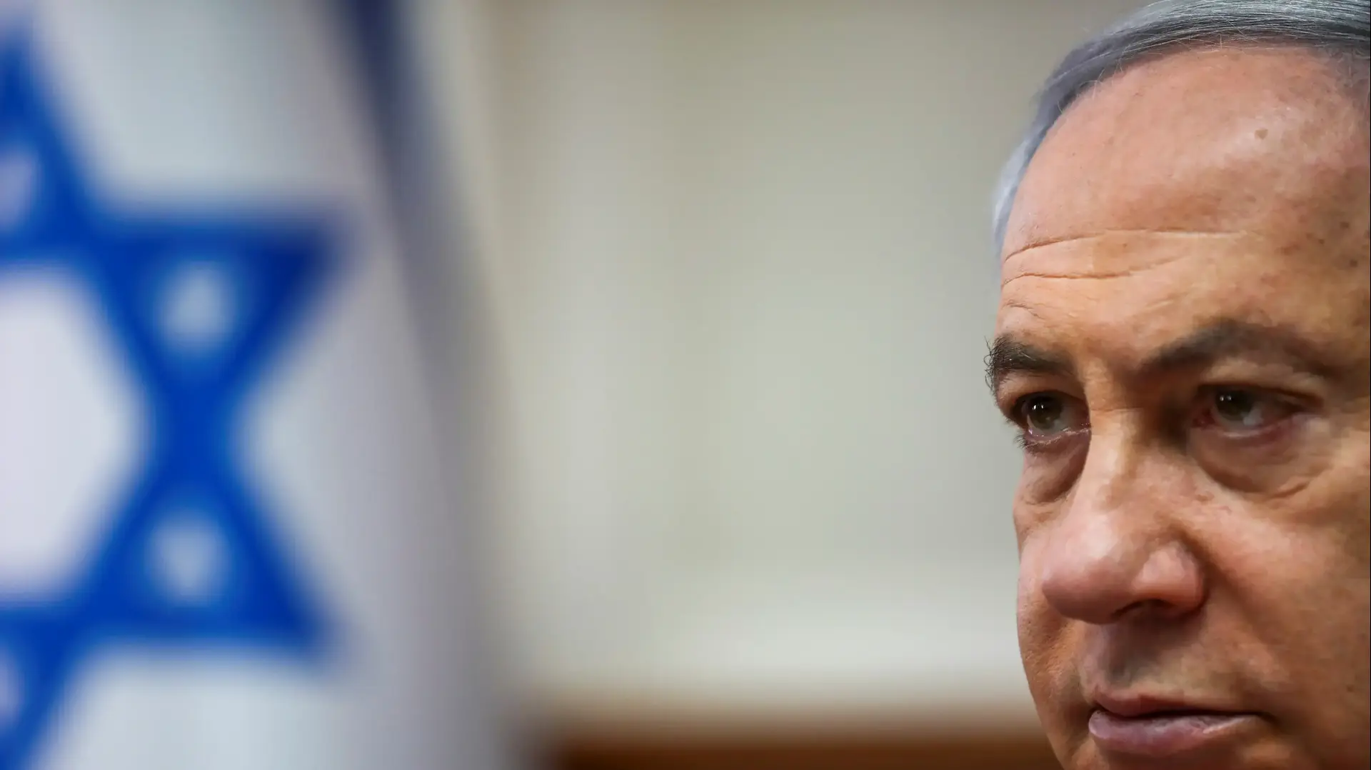 ראש הממשלה בנימין נתניהו בישיבת הממשלה בירושלים ב-8 במרץ 2020 ראש הממשלה בנימין נתניהו בישיבת הממשלה בירושלים ב-8 במרץ 2020