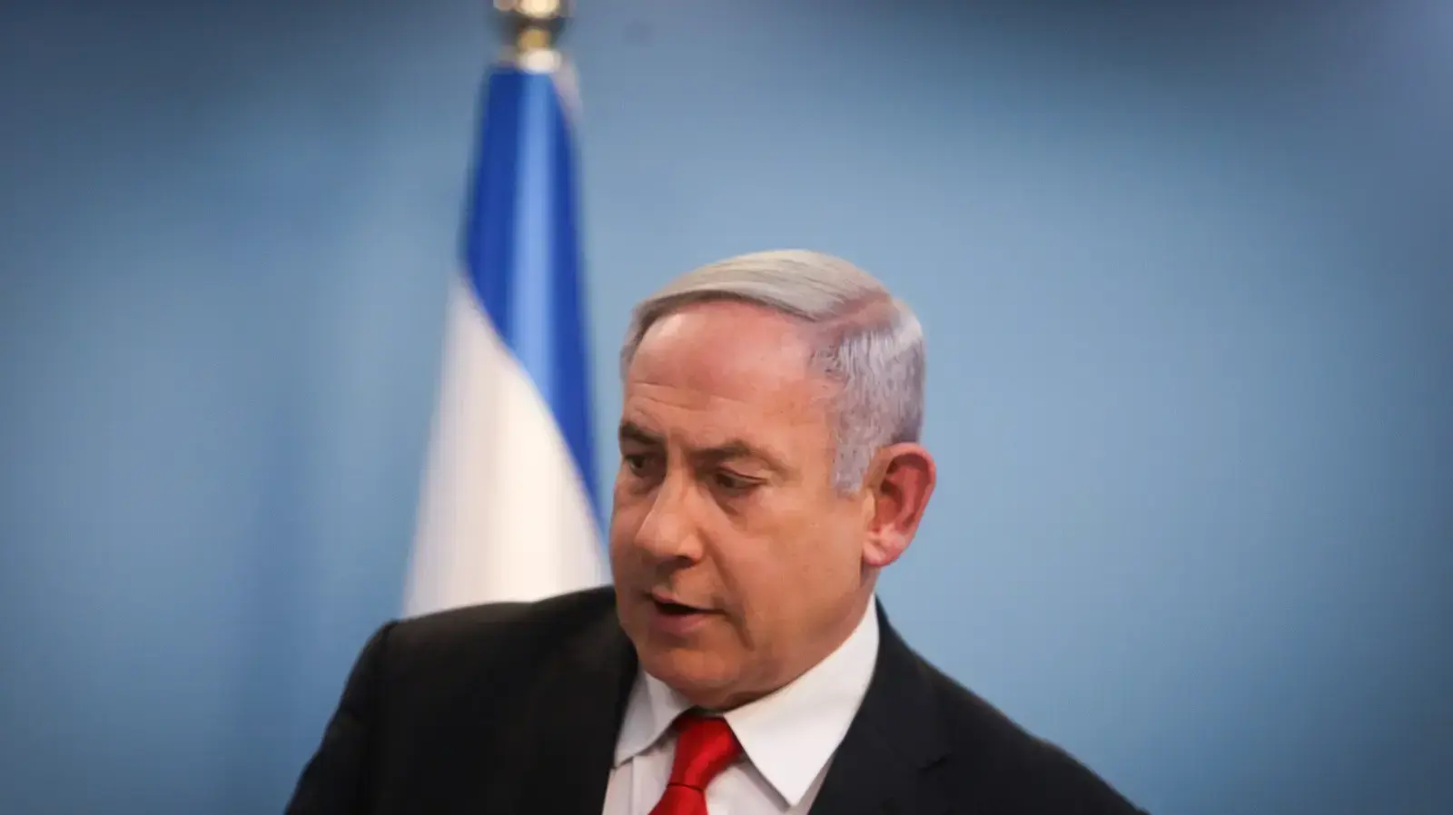 ראש הממשלה, בנימין נתניהו במהלך הצהרה לתקשורת בנושא נגיף הקורונה, משרד רה"מ, ירושלים 8 במרץ 2020 ראש הממשלה, בנימין נתניהו במהלך הצהרה לתקשורת בנושא נגיף הקורונה, משרד רה"מ, ירושלים 8 במרץ 2020