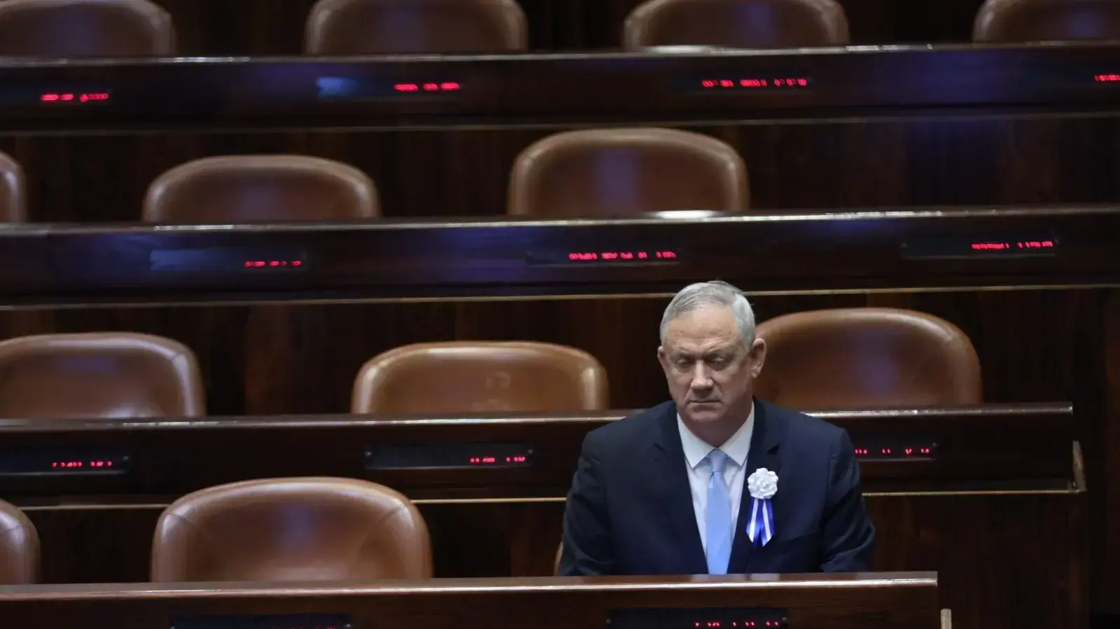 יו"ר כחול לבן, בני גנץ במהלך טקס השבעת הכנסת ה- 23
16 במרץ 2020 יו"ר כחול לבן, בני גנץ במהלך טקס השבעת הכנסת ה- 23
16 במרץ 2020