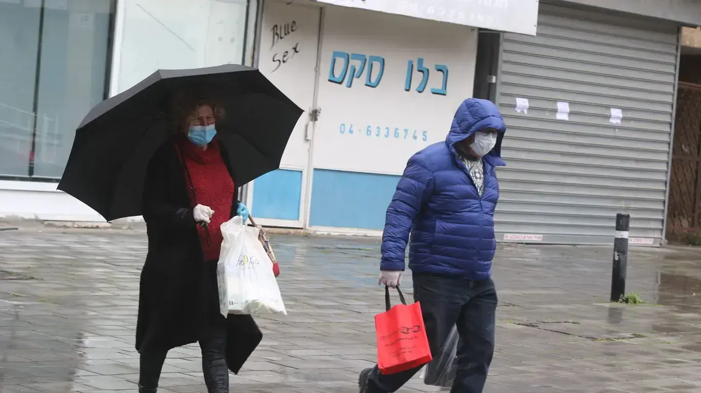 מזג אויר גשום בחדרה, 20 במרץ 2020 מזג אויר גשום בחדרה, 20 במרץ 2020