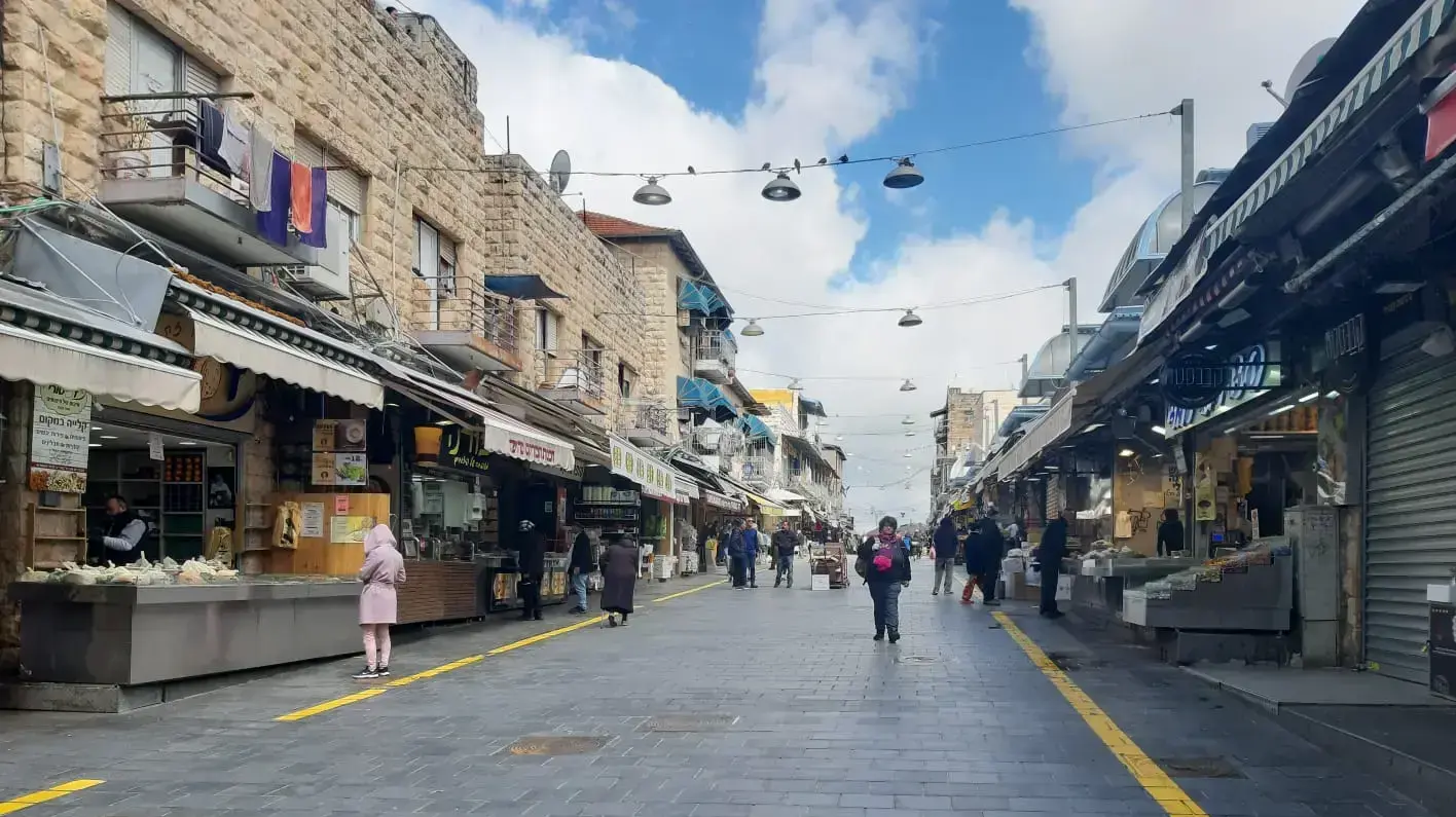 שוק מחנה יהודה , 22 במרץ 2020 שוק מחנה יהודה , 22 במרץ 2020