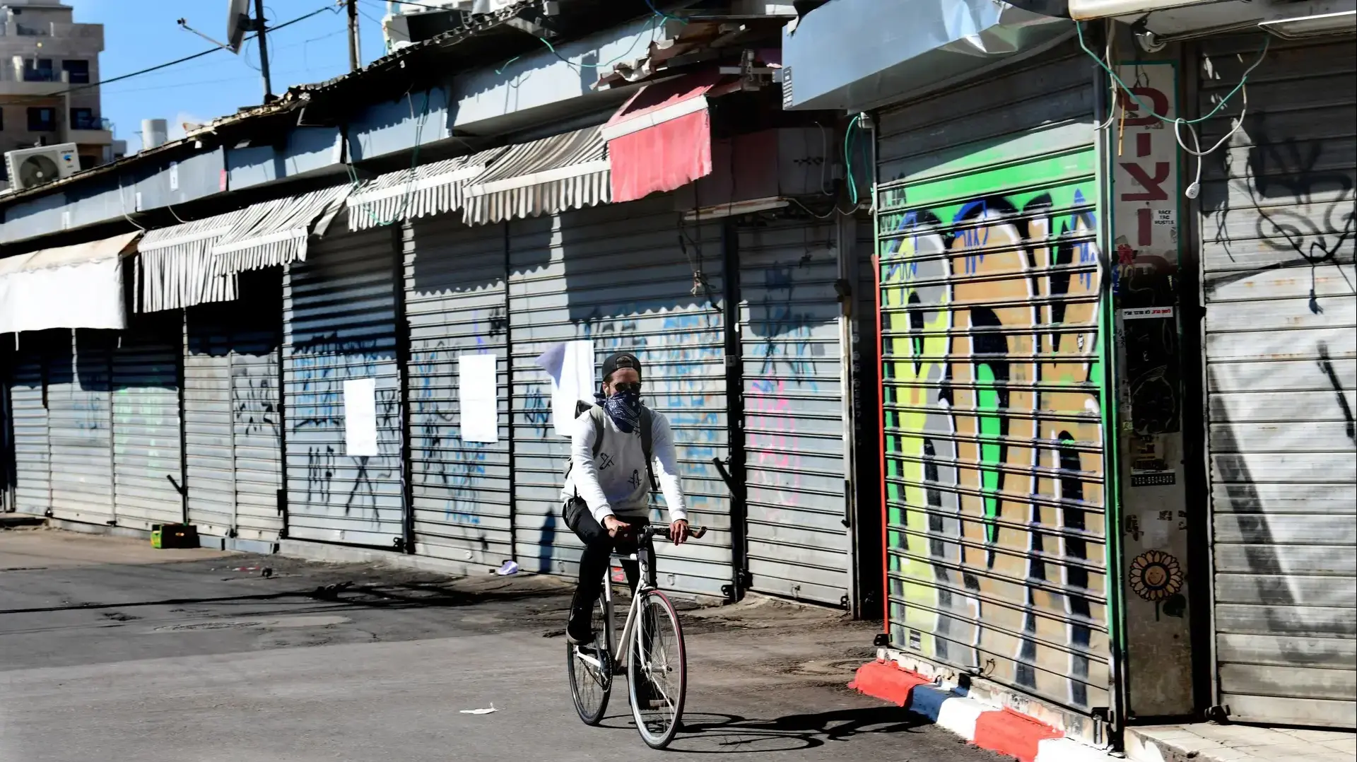 שוק הכרמל, תל אביב 22 במרץ 2020 