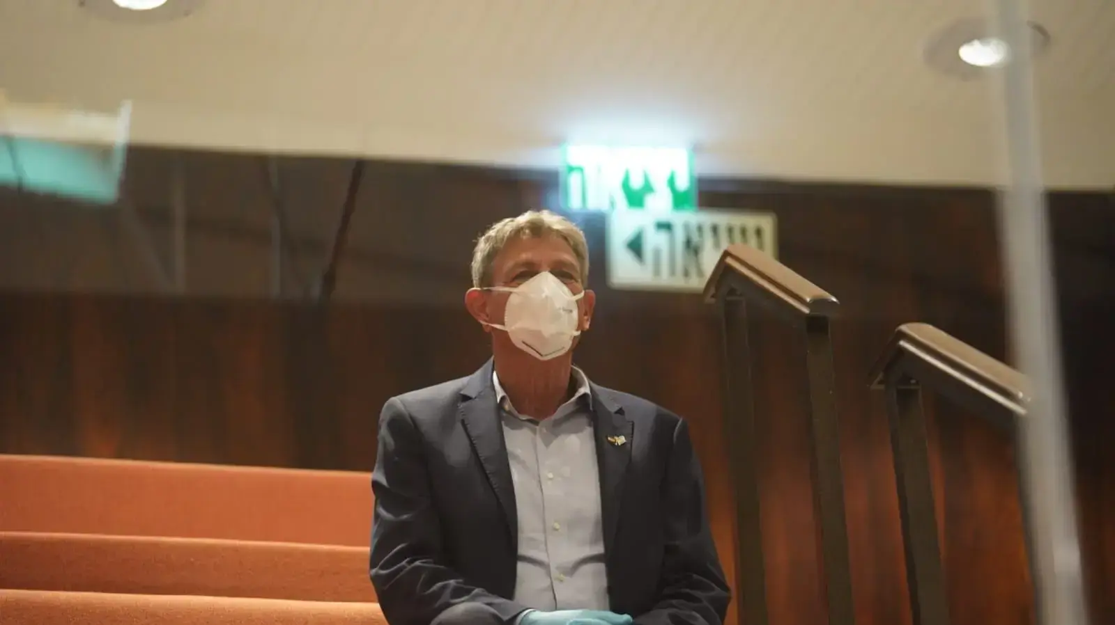 רם בן ברק במליאת הכנסת, 23 במרץ 2020 רם בן ברק במליאת הכנסת, 23 במרץ 2020
