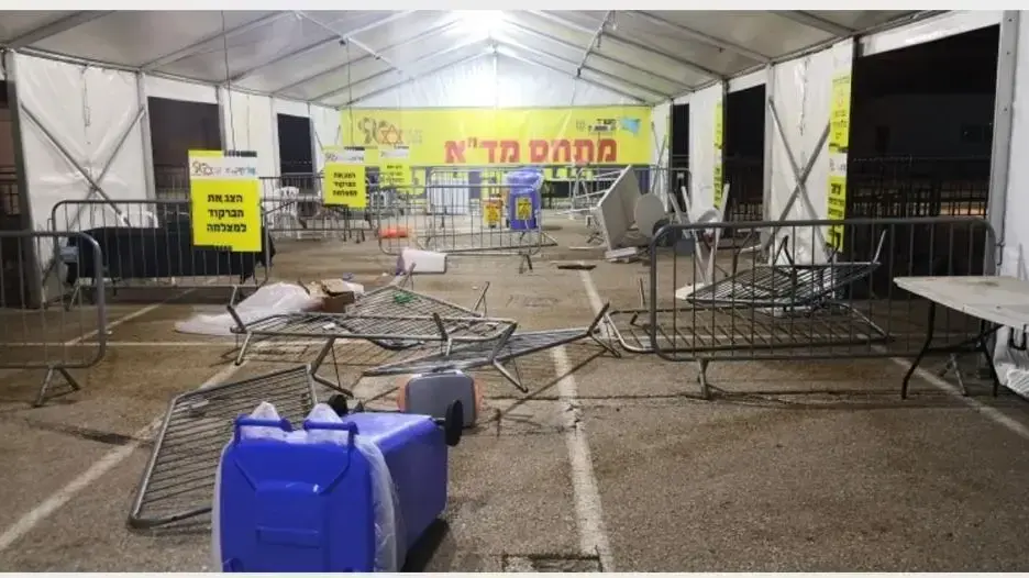 מתחם "היבדק וסע" בחיפה 24 במרץ 2020 מתחם "היבדק וסע" בחיפה 24 במרץ 2020