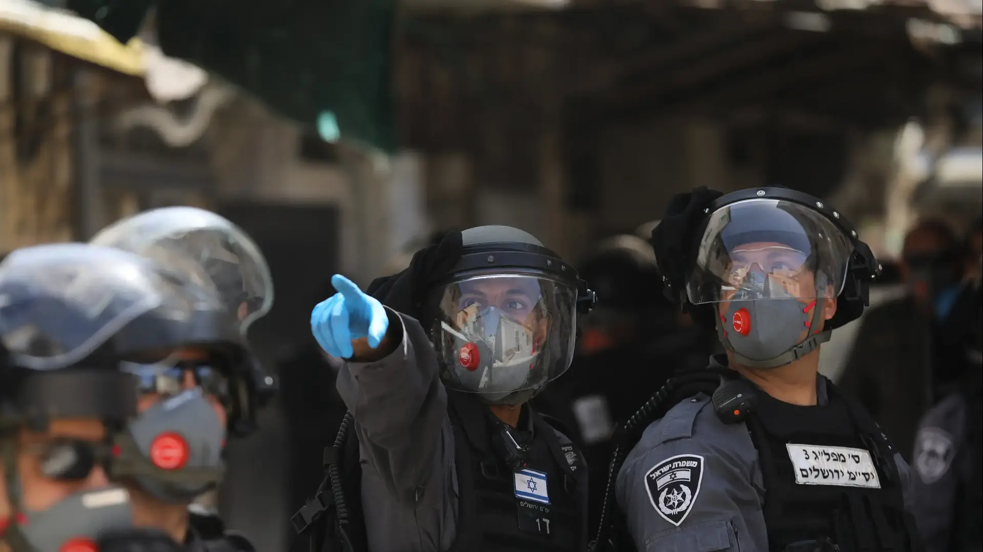 אכיפת המשטרה בשכונת מאה שערים לטובת שמירה על הנחיות משרד הבריאות בנושא נגיף הקורונה 24 במרץ 2020