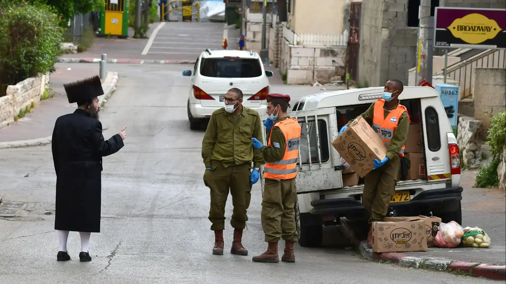 פעילות פיקוד העורף בבני ברק, 10 באפריל 2020 פעילות פיקוד העורף בבני ברק, 10 באפריל 2020