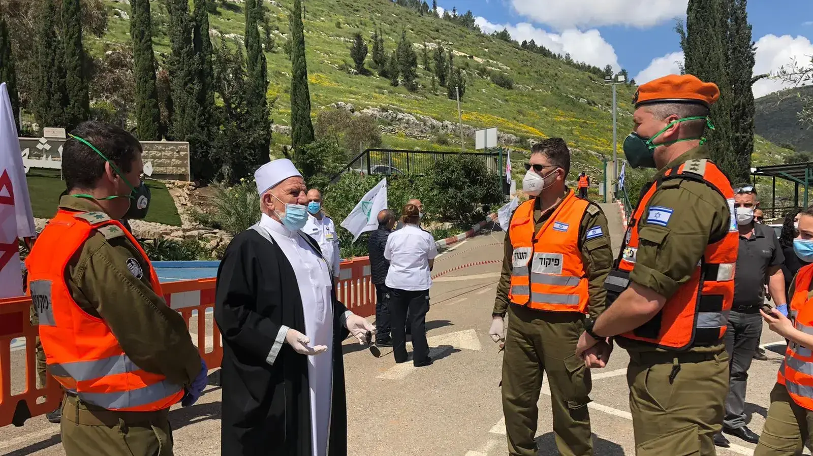 כוחות פיקוד העורף בדיר אל-אסד, 15 באפריל 2020