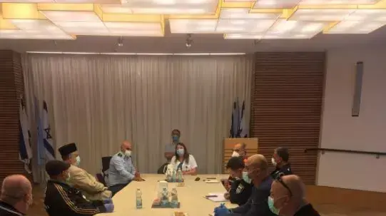 יזומה של בית החולים רמב"ם עם נציגי החברה הערבית 22 באפריל 2020 יזומה של בית החולים רמב"ם עם נציגי החברה הערבית 22 באפריל 2020