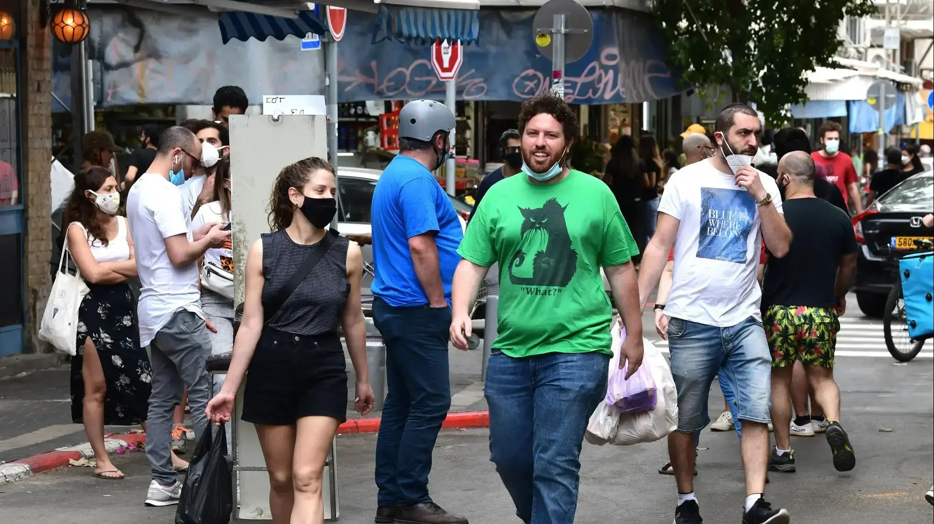 שוק לוינסקי בתל אביב, 24 באפריל 2020
