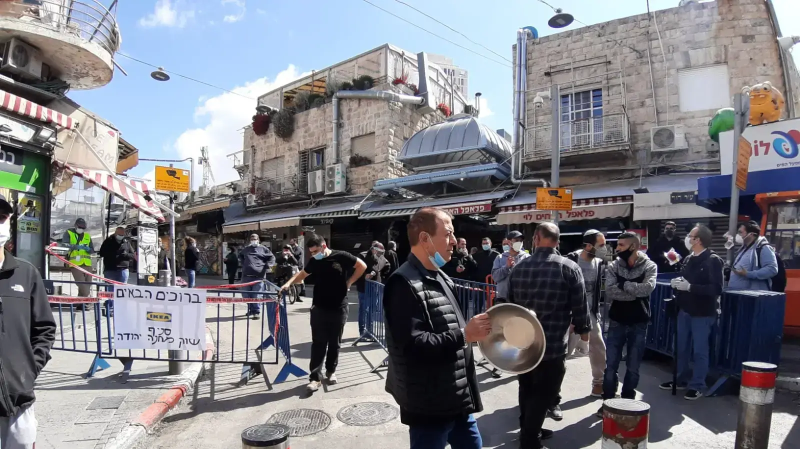 שוק מחנה יהודה 26 באפריל 2020 שוק מחנה יהודה 26 באפריל 2020