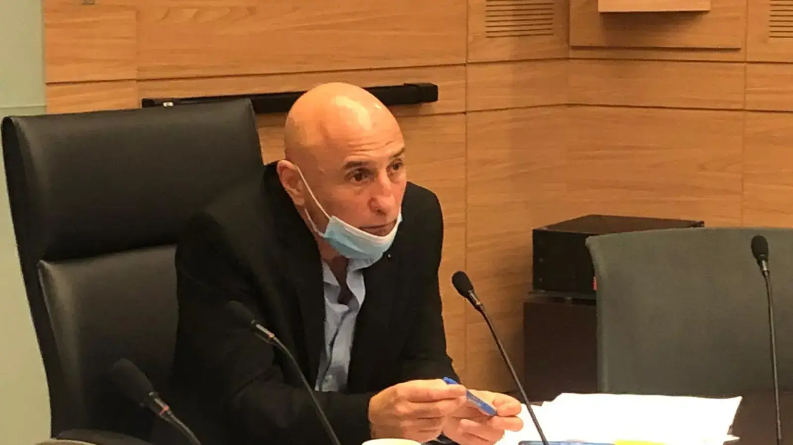 יו"ר ועדת הקורונה ח"כ עפר שלח בוועדת הקורונה, 27 באפריל 2020 יו"ר ועדת הקורונה ח"כ עפר שלח בוועדת הקורונה, 27 באפריל 2020