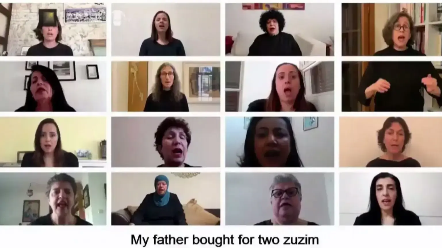 טקס יום הזכירון ההישראלי - פלסטיני באמצעות תוכנת ZOOM טקס יום הזכירון ההישראלי - פלסטיני באמצעות תוכנת ZOOM