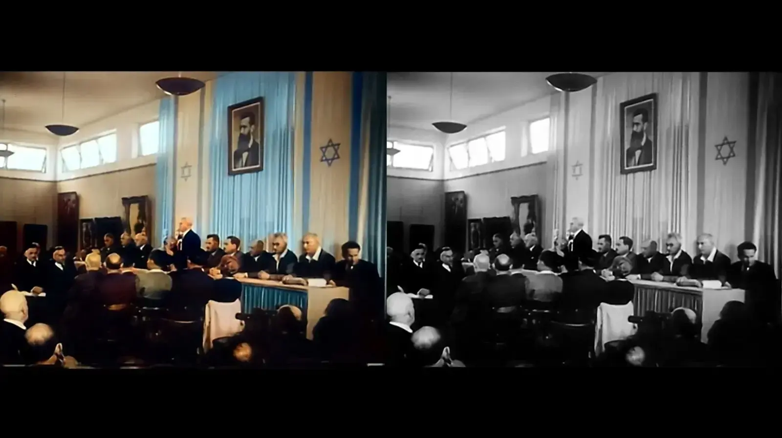 הכרזת העצמאות בצבע הכרזת העצמאות בצבע