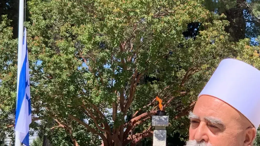 שייח' טריף בבית העלמין הצבאי בעוספיא, 28 באפריל 2020 שייח' טריף בבית העלמין הצבאי בעוספיא, 28 באפריל 2020