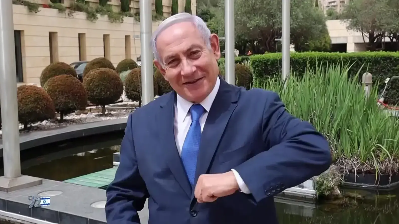 ראש הממשלה בנימין נתניהו בטקס הדלקת המשואות, יום העצמאות תש"ף, 28 באפריל 2020